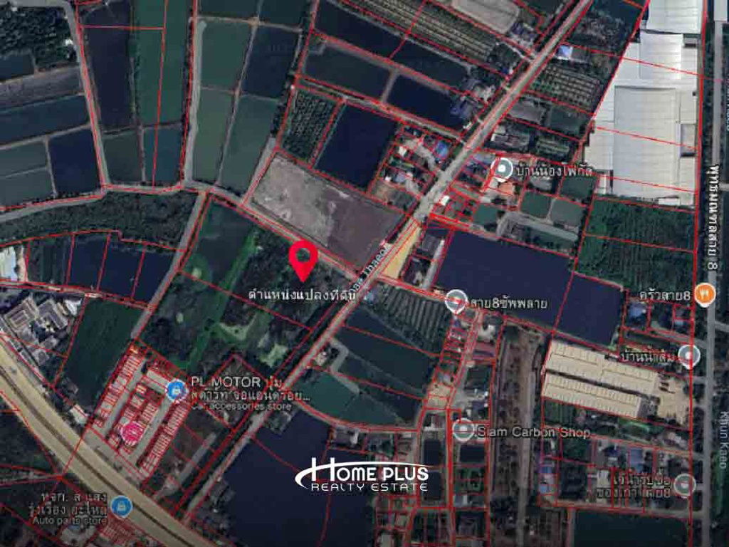 รูป ที่ดินติดถนนใหญ่เพชรเกษม เนื้อที่ 10 ไร่ 3 งาน 9.7 ตารางวา นครชัยศรี นครปฐม - รูปที่ 10/11