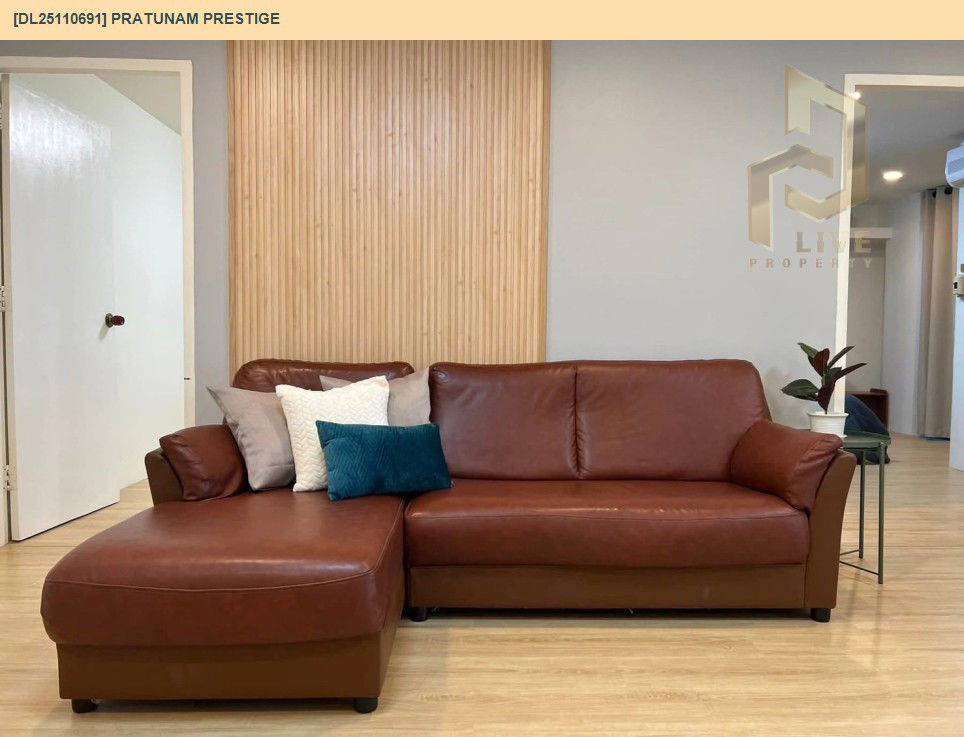 รูป DL25110691 ให้เช่าคอนโด ประตูน้ำ เพรสตีจ (Pratunam Prestige) ใกล้ BTS ราชเทวี พร้อมเข้าอยู่ โทรด่วน 0653619502 LineID @534wlwof - รูปที่ 3/8