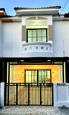 ขายทาวน์โฮม : ฟรีโอน! ทาวน์เฮ้าส์ 2 ชั้น นันทิชา 3/8 | บ้านกล้วย-ไทรน้อย | ตกแต่งใหม่พร้อมเฟอร์ฯ | 1.39 ลบ.