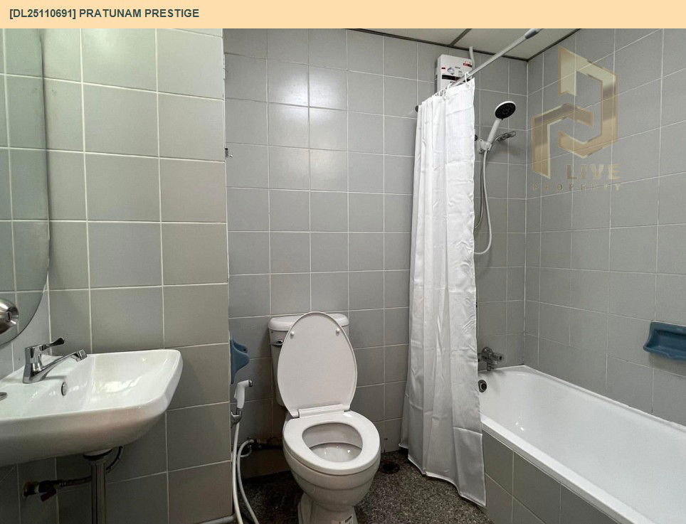 รูป DL25110691 ให้เช่าคอนโด ประตูน้ำ เพรสตีจ (Pratunam Prestige) ใกล้ BTS ราชเทวี พร้อมเข้าอยู่ โทรด่วน 0653619502 LineID @534wlwof - รูปที่ 8/8