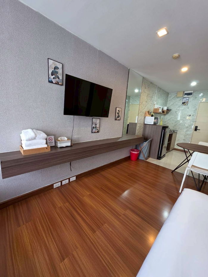 รูป ✨ให้เช่าคอนโด Airlink พร้อมเฟอร์ครบ ห้องขนาดกะทัดรัด รีโนเวทใหม่ทั้งห้อง สะอาด สวย น่าอยู่ เหมาะสำหรับคนทำงานโซนสุวรรณภูมิ–ลาดกระบัง เดินทางง่าย - รูปที่ 2/7