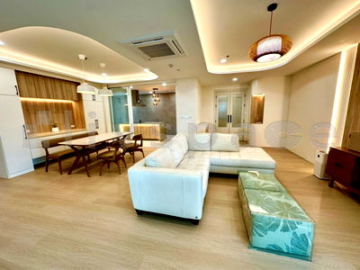 คอนโดให้เช่า : ▚ LD209ツ สำหรับเช่า Nusasiri Grand [Direct BTS Ekamai] 3 ห้องนอน ⭐ รีโนเวทใหม่ทั้งระบบ! ครัวอลังการ 167 ตรม. 