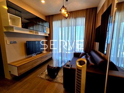 Condos for rent : 🔥Nice Decorate 2 Beds 1 Bath 47 sq.m. High Fl. 35+ Good View Good Location MRT Sukhumvit 20 m. and BTS Asok 230 m. at Ashton Asoke Condo / For Rent