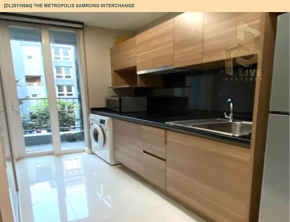 picture DL25110684 Condo for rent, The Metropolis Samrong Interchange near BTS Samrong, ready to move in, call urgently 0638692663 LineID @162cjixi - 10/11