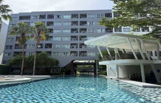 picture Condo for sale, cheapest price, 1 bedroom, Elio Del Ray Sukhumvit 64, swimming pool view, near BTS Punnawithi, Udomsuk, 4th floor - 11/11