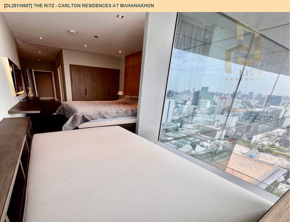 รูป DL25110657 ให้เช่าคอนโด เดอะ ริซท์ - คาร์ลตัน เรสซิเดนเซส แอท มหานคร (The Ritz - Carlton Residences at MahaNakhon) ใกล้ - พร้อมเข้าอยู่ โทรด่วน 0638692663 LineID @897iyzll - รูปที่ 17/22