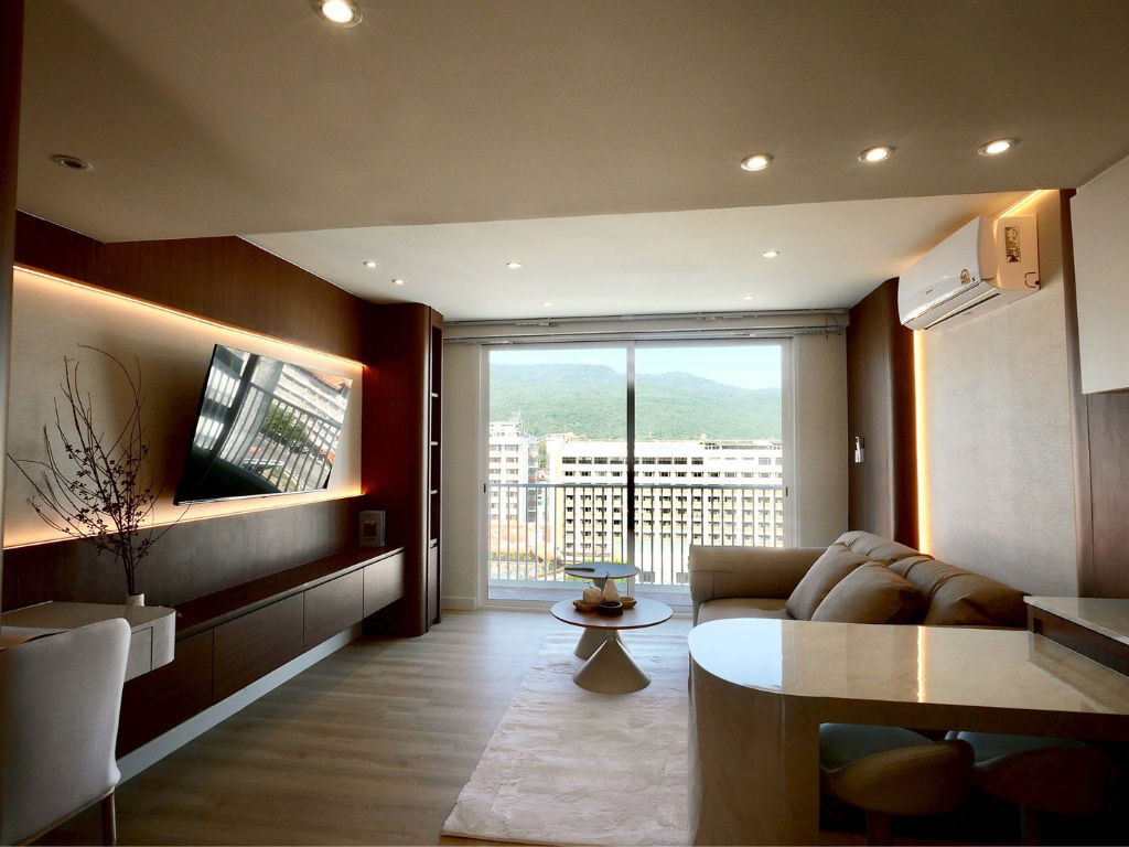 รูป ขาย ชมดอย คอนโด ตึกเหลี่ยม ห้องดูเพล็กซ์  2ห้องนอน 2ห้องน้ำ 73 ตร.ม. ชั้น 13 ใกล้ มหาวิทยาลัยเชียงใหม่ (ID:1183CS)  - รูปที่ 2/19