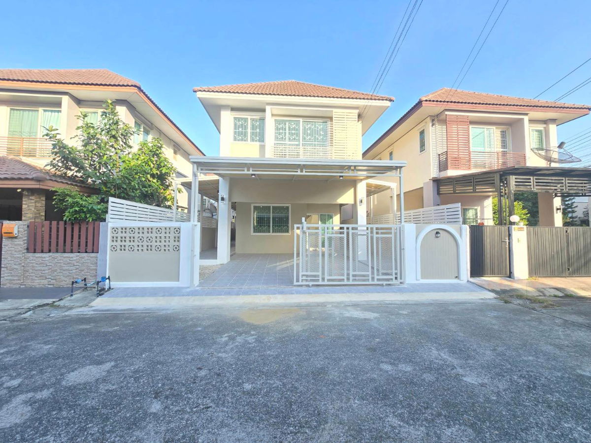 รูป บ้านแฝด ตกแต่งรีโนเวทใหม่ กว้างขวาง ทำเลดี เดินทางสะดวก หมู่บ้าน บุณฑริก นิวสไตล์   ต.ลาดสวาย อ.ลำลูกกา จ.ปทุมธานี  - รูปที่ 2/39