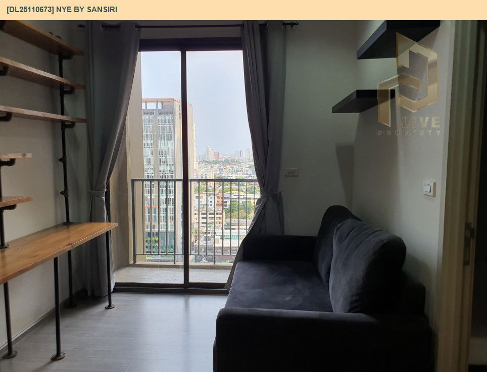 รูป DL25110673 ให้เช่าคอนโด นายน์ บาย แสนสิริ (Nye by Sansiri) ใกล้ BTS วงเวียนใหญ่ พร้อมเข้าอยู่ โทรด่วน 0614453194 LineID @162cjixi - รูปที่ 2/7