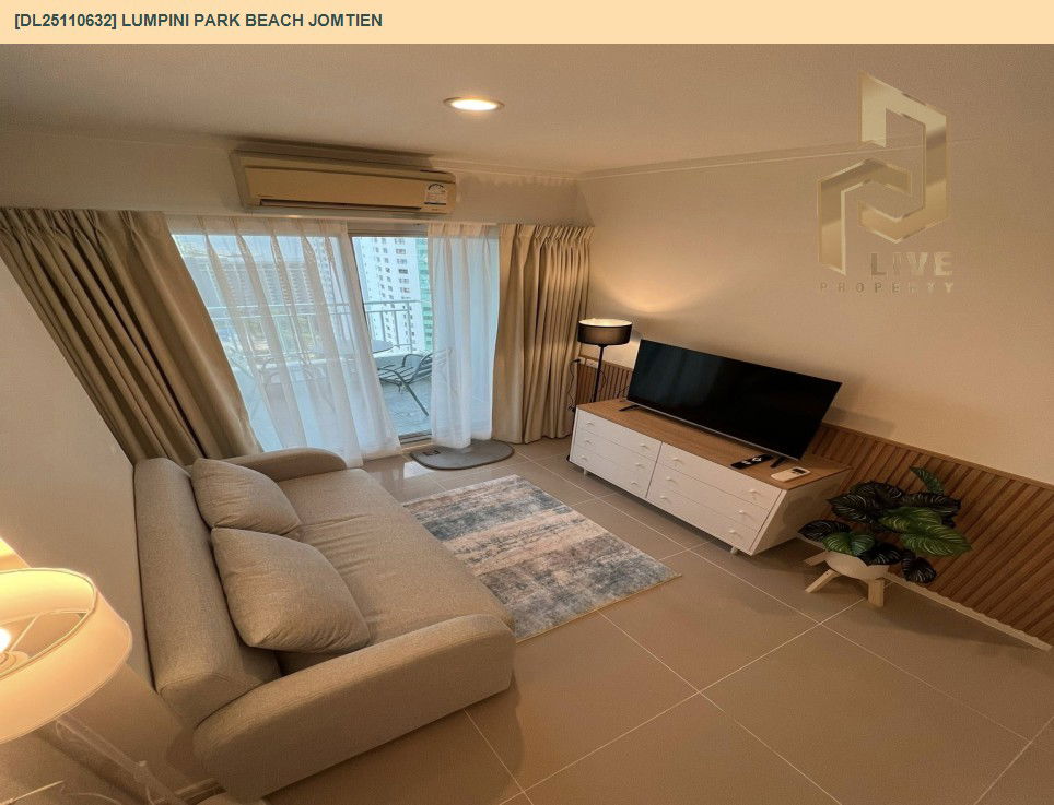 รูป DL25110632 ขายคอนโด ลุมพินี พาร์ค บีช จอมเทียน (Lumpini Park Beach Jomtien) ใกล้ - พร้อมเข้าอยู่ โทรด่วน 0638692663 LineID @897iyzll - รูปที่ 7/12