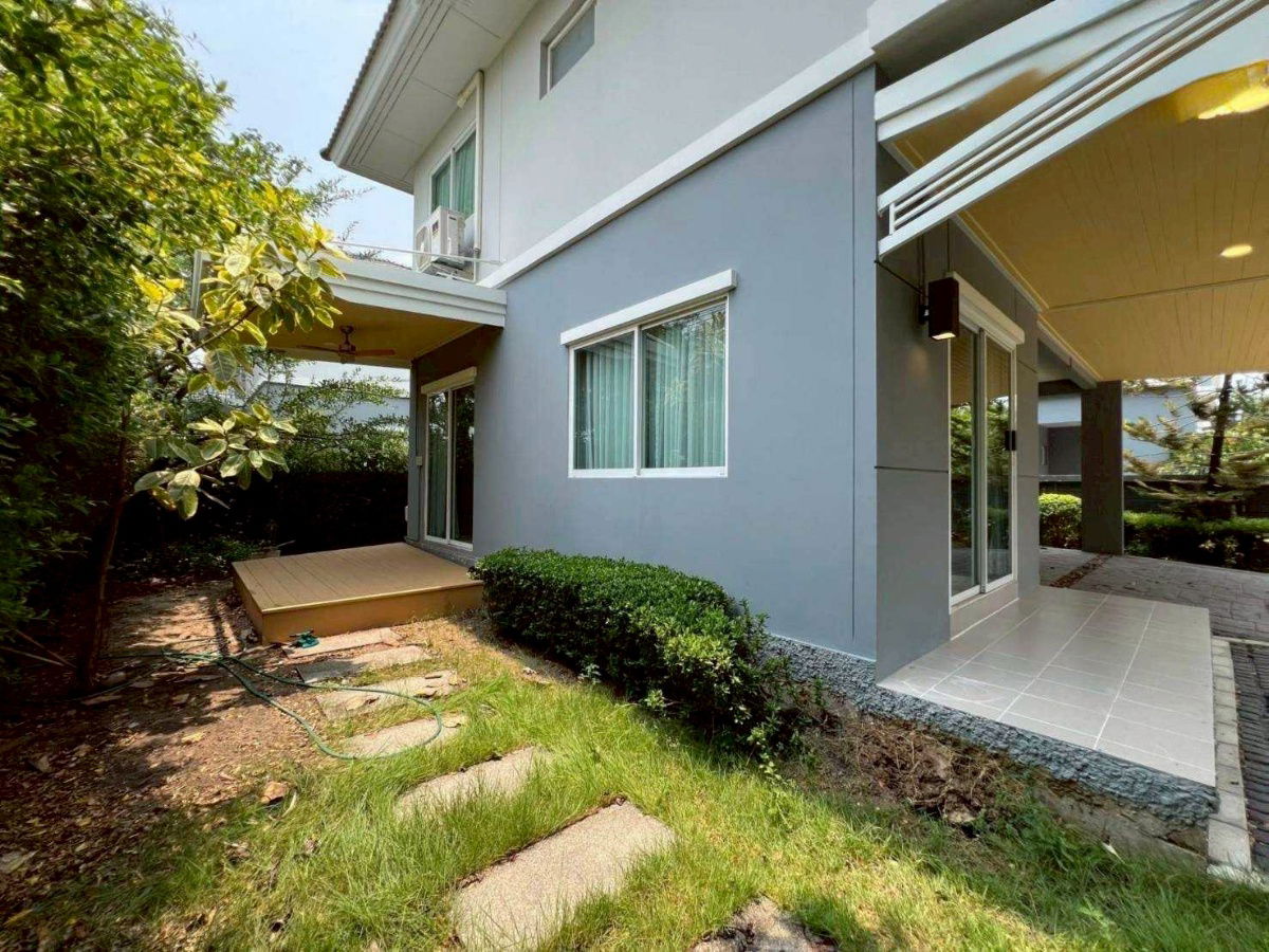 รูป บ้านเดี่ยว โซนร่มเกล้า สุวรรณภูมิ หมู่บ้านเพอร์เฟคพาร์ค ร่มเกล้า6/1 บ้านสภาพดี พร้อมอยู่ จองเลย 085-318-6868 - รูปที่ 18/20