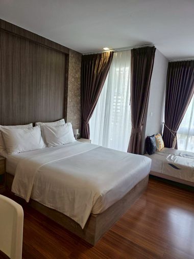 ✨ให้เช่าคอนโด Airlink พร้อมเฟอร์ครบ ห้องขนาดกะทัดรัด รีโนเวทใหม่ทั้งห้อง สะอาด สวย น่าอยู่ เหมาะสำหรับคนทำงานโซนสุวรรณภูมิ–ลาดกระบัง เดินทางง่าย