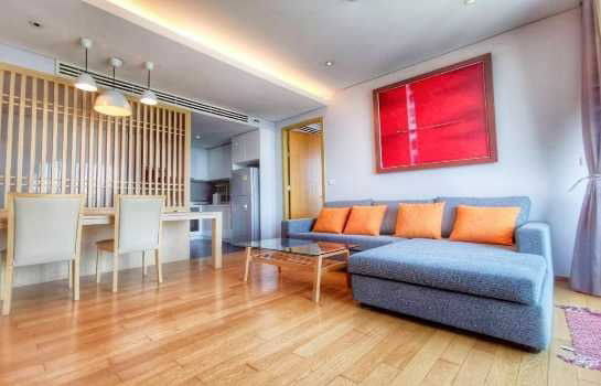 รูป ขาย คอนโด Aequa Residence สุขุมวิท 49 (Pet Friendly) ชั้น 17 ขนาด 60 ตร.ม. 1 ห้องนอน ใกล้ BTS ทองหล่อ - รูปที่ 4/11
