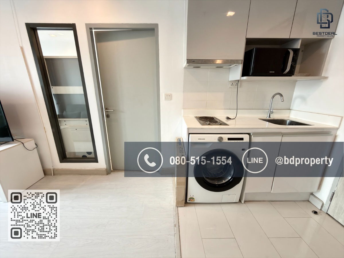 picture  BESTDEAL FOR RENT  1 Bedroom  31 sqm. Special Price 15k/Month “IDEO MOBI RAMA 9” Near Phraram Kao 9 MRT Station 80 meters. - 10/12