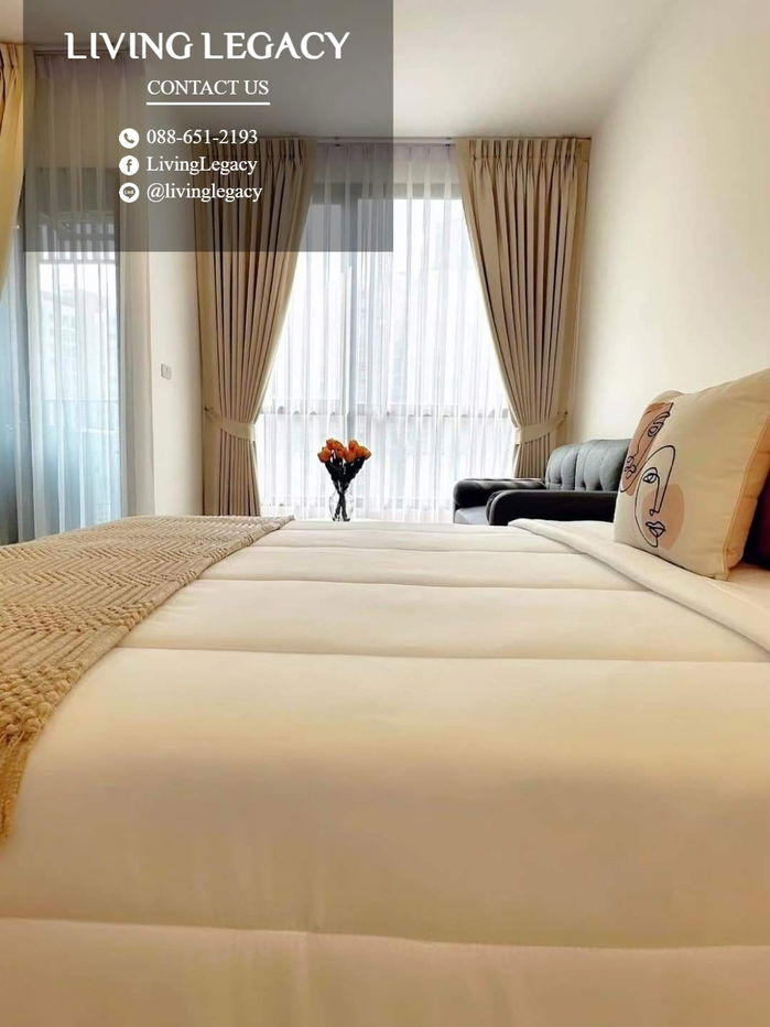 picture SN7BCD Condo For Rent The Rich Rama 9 - Srinakarin 26 Sq.M. Floor 14 line id : @livinglegacy - 2/17