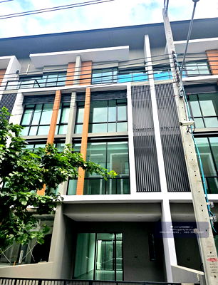 Home office for rent Bueng Kum : For rent‼️ New home office, can register a company, 4 floors, 55,000 baht / month 🎉🎉