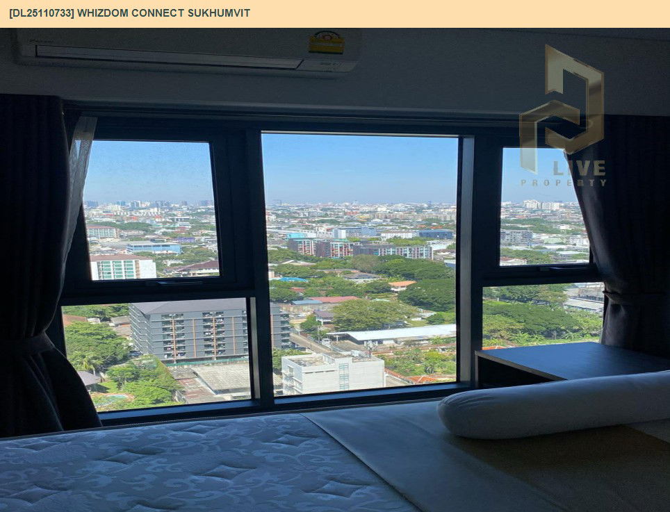 picture DL25110733 Condo for rent, Whizdom Connect Sukhumvit near BTS Punnawithi, ready to move in, call urgently 0638692663 LineID @897iyzll - 7/8