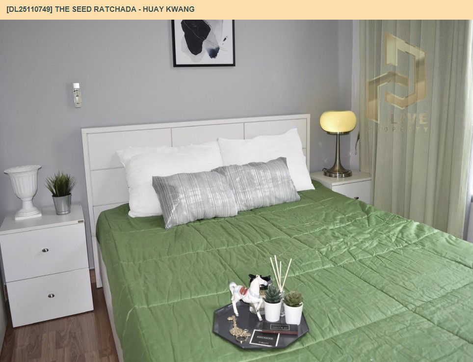 picture DL25110749 Condo for rent, The Seed Ratchada - Huay Kwang near MRT ห้วยขวาง, ready to move in, call urgently 0638692663 LineID @655ebbvc - 2/11