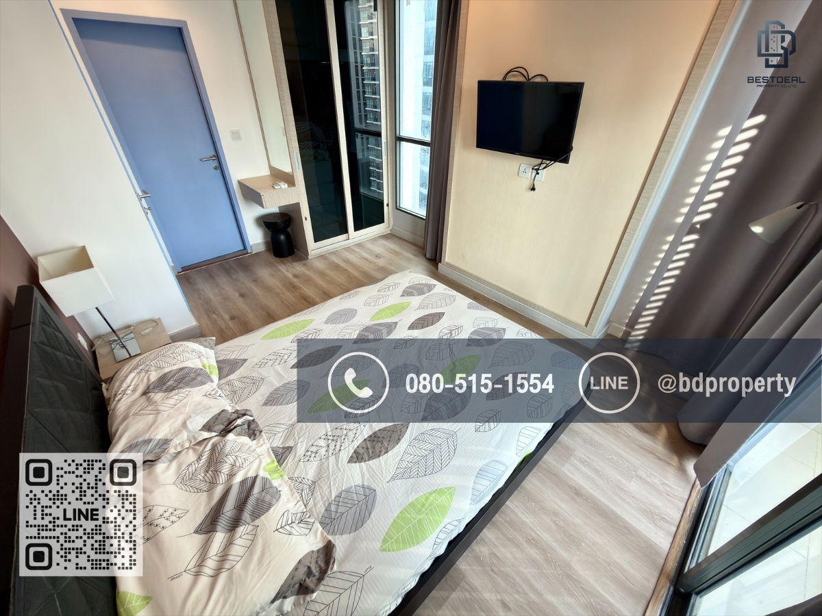 picture  BESTDEAL FOR RENT  2 Bedroom  55 sqm. Special Price 26k/Month “IDEO MOBI RAMA 9” Near Phraram Kao 9 MRT Station 80 meters. - 9/15