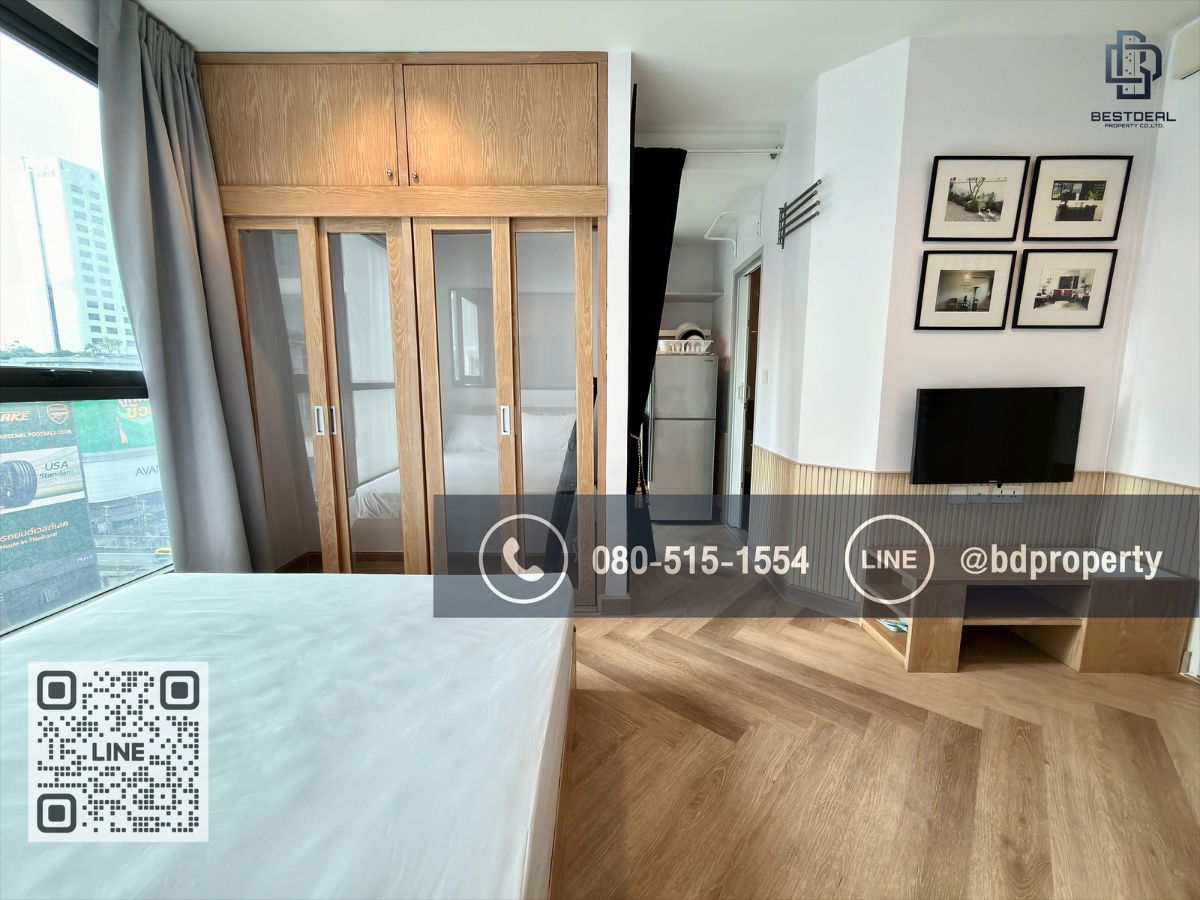 picture Bestdeal  FOR RENT Studio 22 sqm. Rental 16,000 THB /month CONDO “IDEO MOBI RAMA 9” Near Phraram Kao 9 MRT Station 80 meters. - 11/16