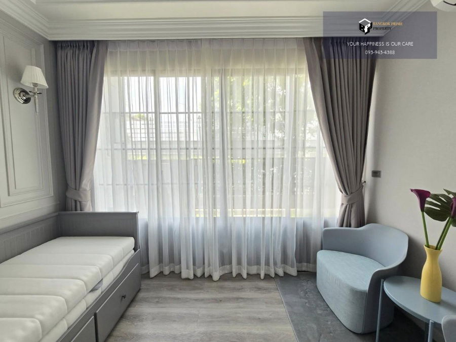 picture THE SONNE Srinakarin-Bangna | Ready to move in! 3-story twin house, high privacy, fully furnished 拎包入住!三层半独立式住宅,私密性好,精装修,家具齐全。#2025112813203 - 12/17