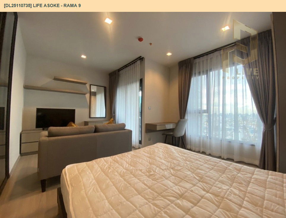 รูป DL25110735 ให้เช่าคอนโด ไลฟ์ อโศก - พระราม 9 (Life Asoke - Rama 9) ใกล้ MRT พระราม 9 พร้อมเข้าอยู่ โทรด่วน 0653619502 LineID @534wlwof - รูปที่ 4/9