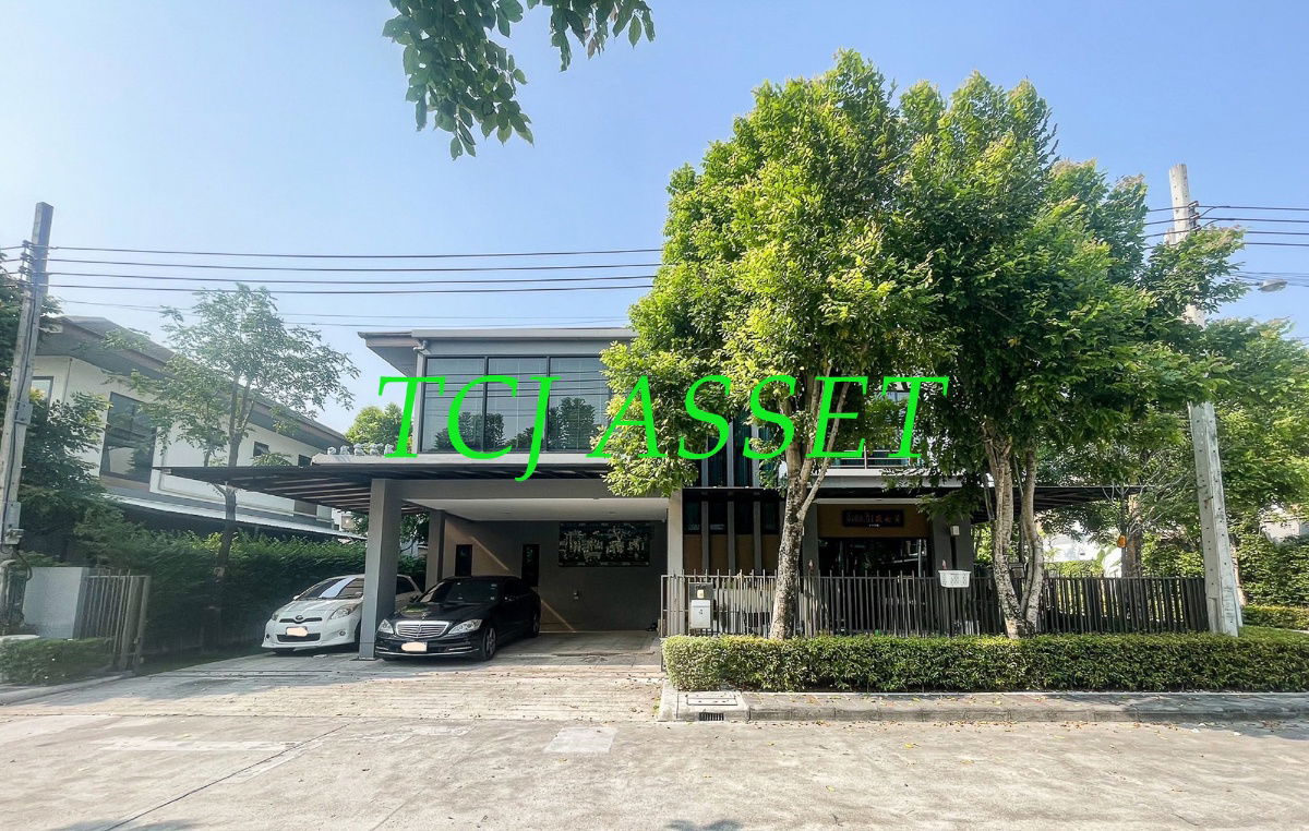 รูป ขายด่วนบ้านเดี่ยว 2 ชั้น หลังมุม โครงการบ้านลุมพินี สวนหลวงร.9 - รูปที่ 1/6