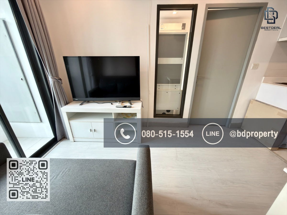 picture  BESTDEAL FOR RENT  1 Bedroom  31 sqm. Special Price 15k/Month “IDEO MOBI RAMA 9” Near Phraram Kao 9 MRT Station 80 meters. - 5/12