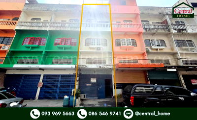 อาคารพาณิชย์ ถนนราชพฤกษ์ : อาคารพาณิชย์ 4 ชั้น ซอยเพชรเกษม 93 ใกล้ตลาดอ้อมน้อย 