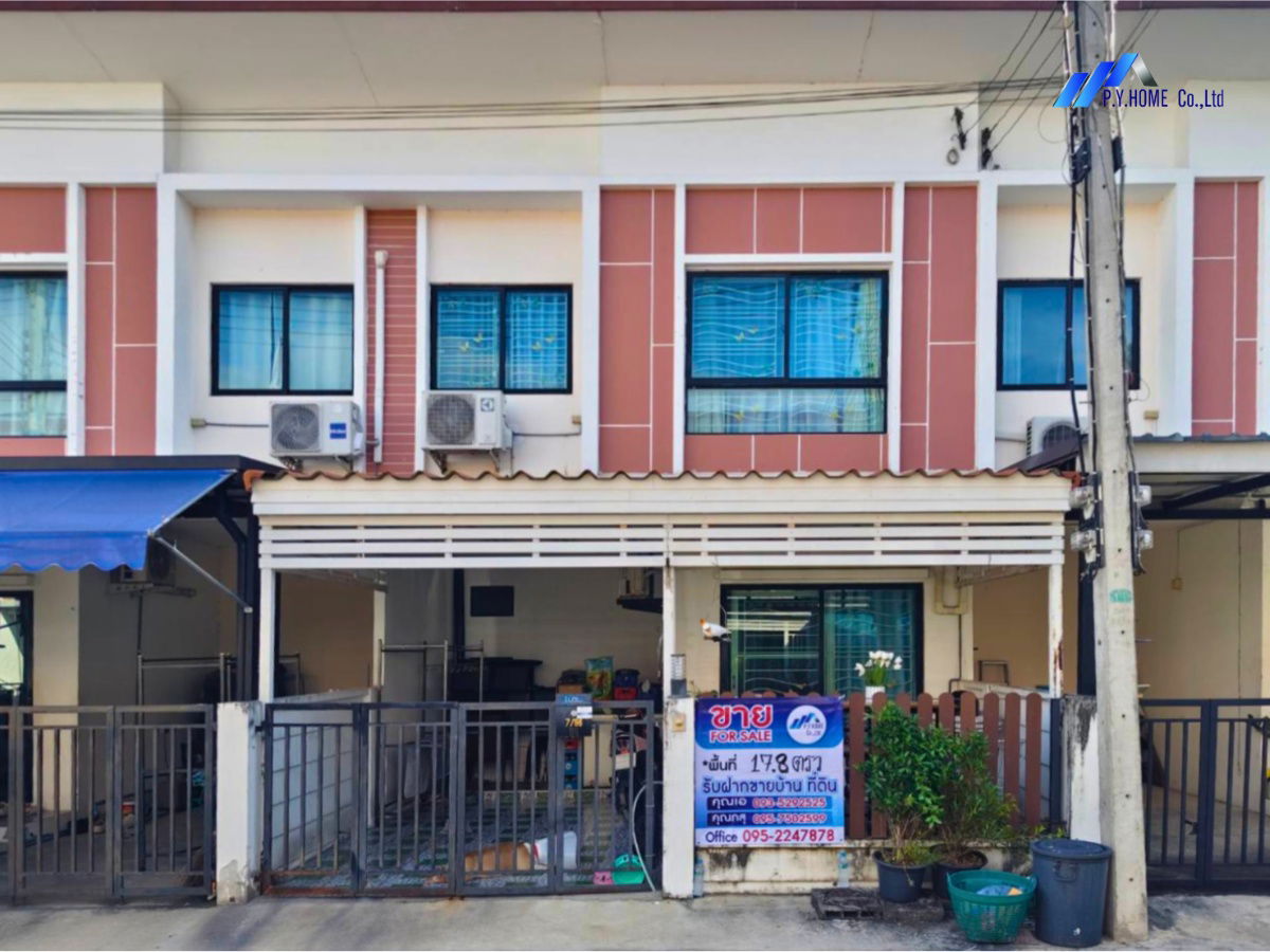 picture Two-story townhouse for sale in J-Town Village, Rangsit-Khlong 1. Location: 7/86 - 1/10