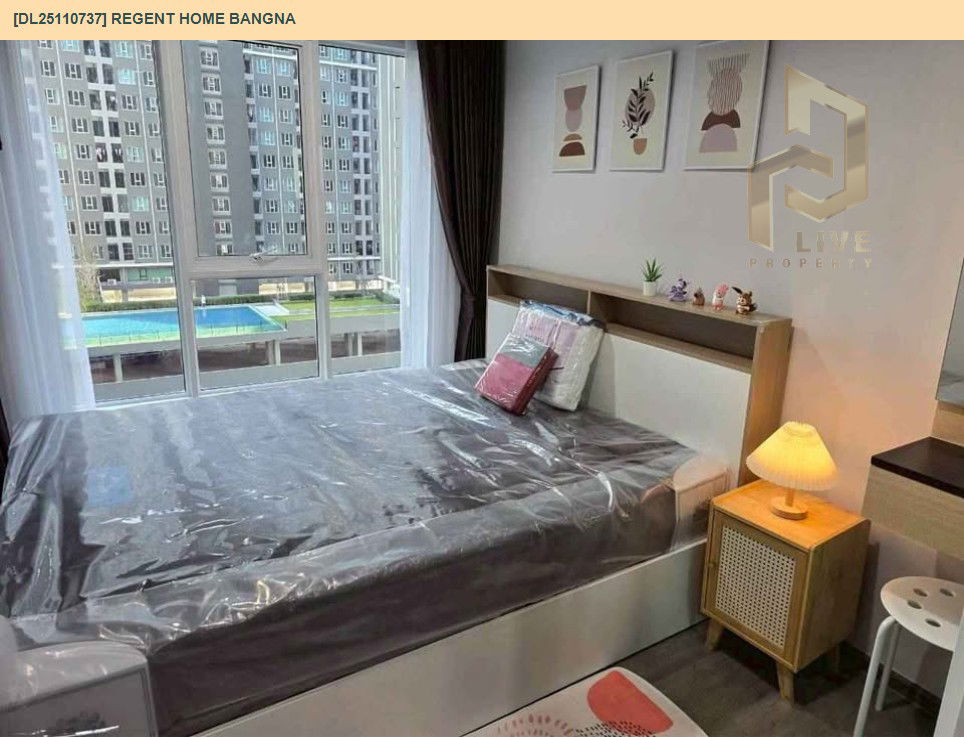 picture DL25110737 Condo for rent, Regent home bangna near BTS Bang Na, ready to move in, call urgently 0638692663 LineID @534wlwof - 3/9