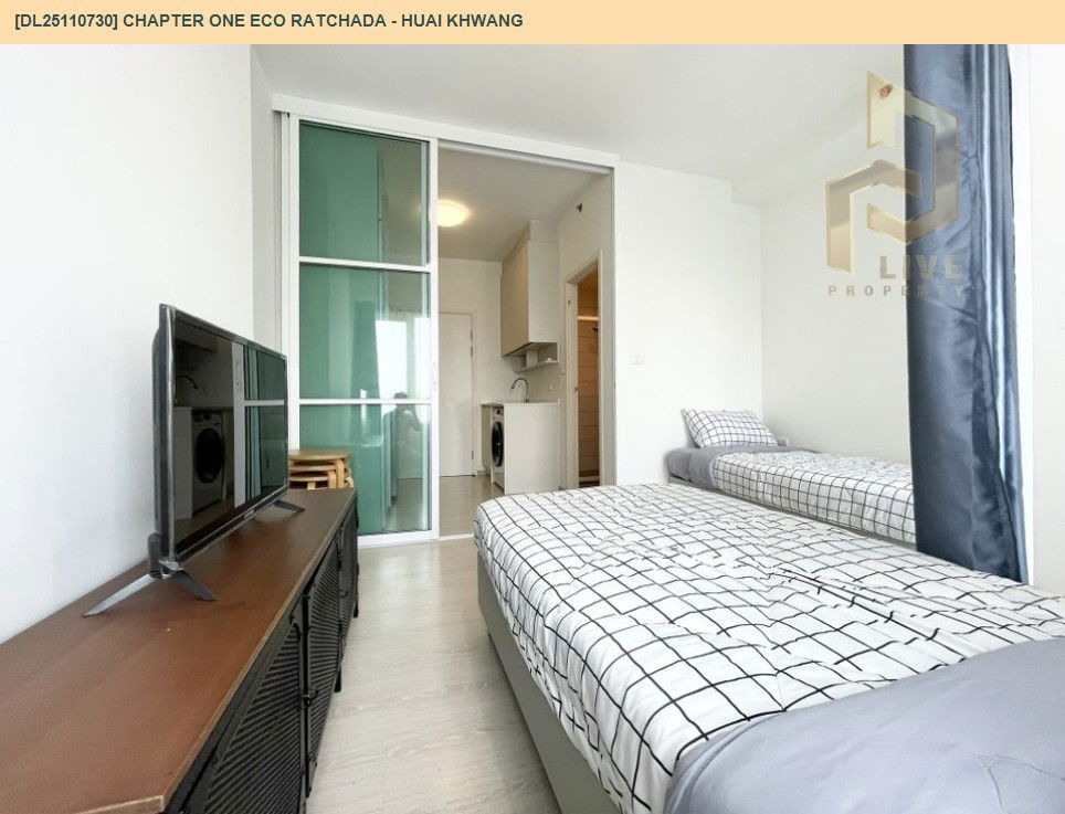 picture DL25110730 Condo for rent, Chapter One Eco Ratchada - Huai Khwang  near MRT ห้วยขวาง, ready to move in, call urgently 0638692663 LineID @534wlwof - 12/14