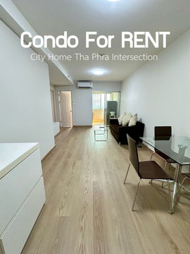 #SC9892 📌 Rent | 🟦🟨City Home Tha Phra Intersection🟥🟩💬𝑪𝒐𝒏𝒕𝒂𝒄𝒕𝑳𝑰𝑵𝑬:@𝒔𝒆𝒄𝒓𝒆𝒕𝒑𝒓𝒐𝒑𝒆𝒓𝒕𝒚 🔥✨