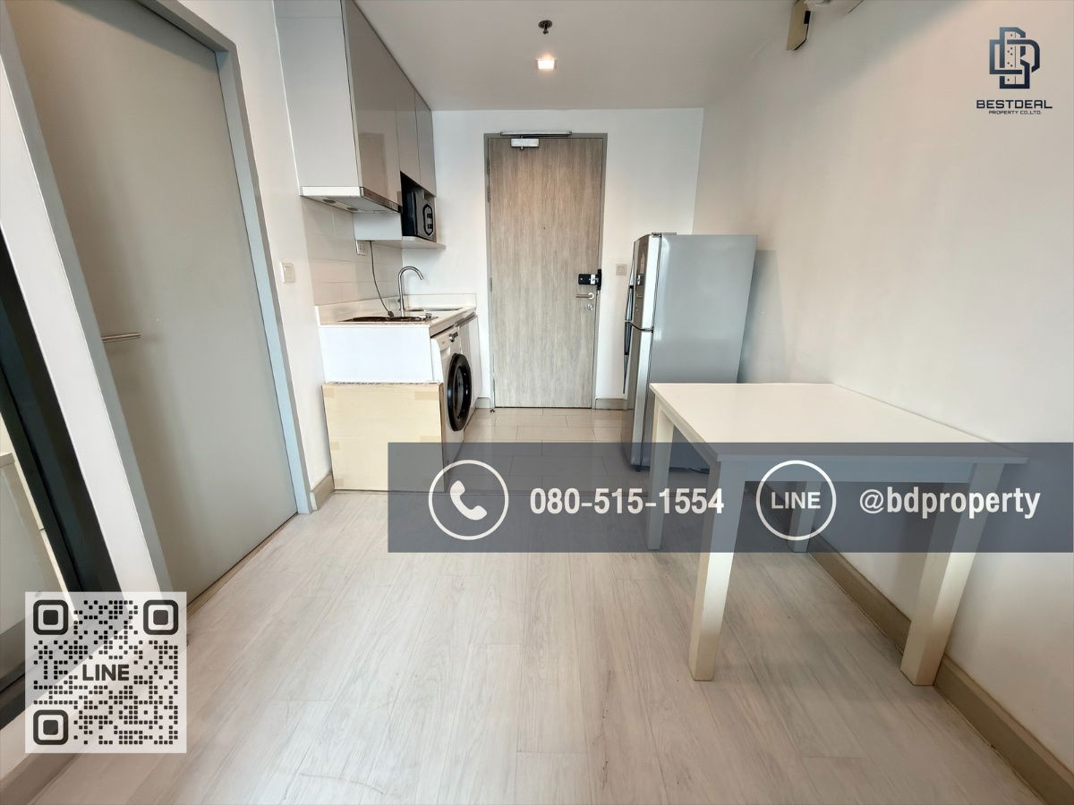 picture  BESTDEAL FOR RENT  1 Bedroom  31 sqm. Special Price 15k/Month “IDEO MOBI RAMA 9” Near Phraram Kao 9 MRT Station 80 meters. - 9/12