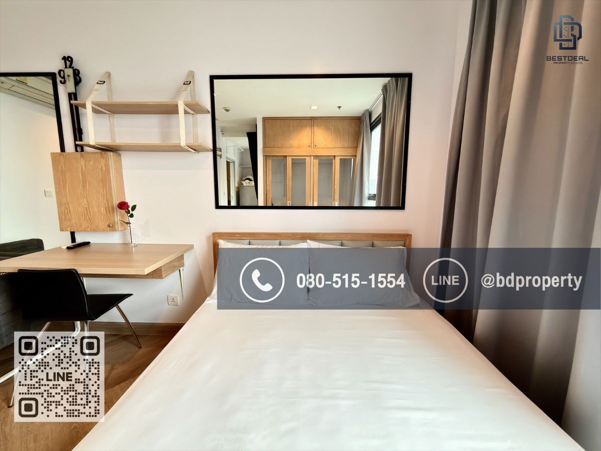 picture Bestdeal  FOR RENT Studio 22 sqm. Rental 16,000 THB /month CONDO “IDEO MOBI RAMA 9” Near Phraram Kao 9 MRT Station 80 meters. - 9/16