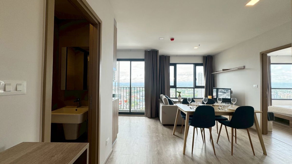 picture ✅The base height, 2 bedrooms, 21st floor, size 54 sq m., 25,000 baht ☎️064-792-4426 (Ben) - 2/30