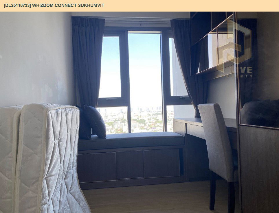 picture DL25110733 Condo for rent, Whizdom Connect Sukhumvit near BTS Punnawithi, ready to move in, call urgently 0638692663 LineID @897iyzll - 4/8