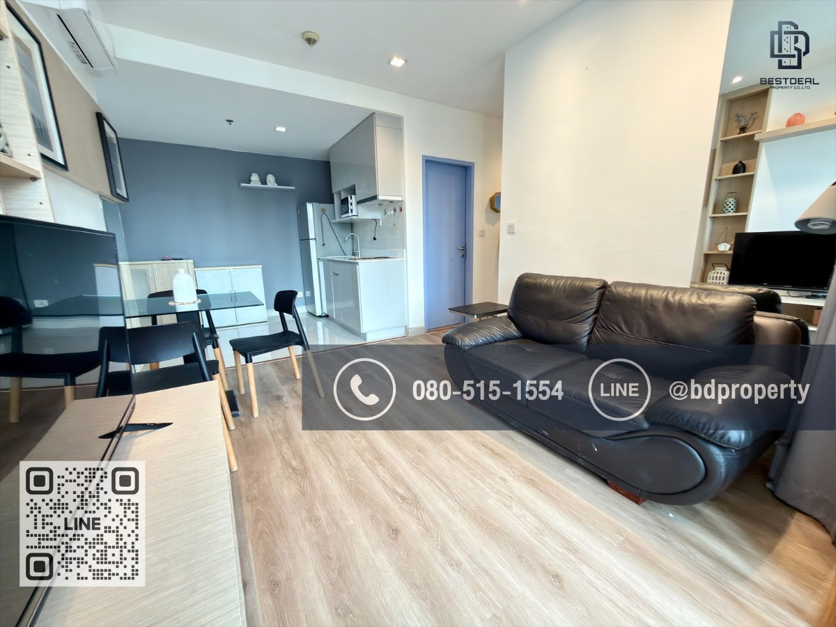 picture  BESTDEAL FOR RENT  2 Bedroom  55 sqm. Special Price 26k/Month “IDEO MOBI RAMA 9” Near Phraram Kao 9 MRT Station 80 meters. - 2/15