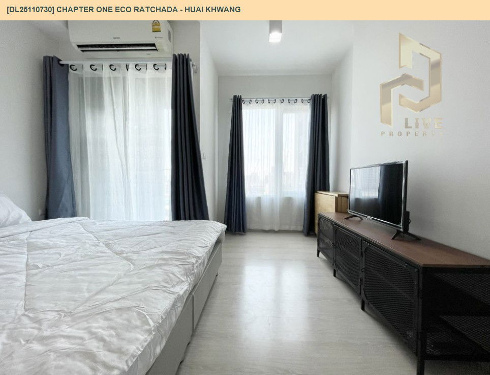 picture DL25110730 Condo for rent, Chapter One Eco Ratchada - Huai Khwang  near MRT ห้วยขวาง, ready to move in, call urgently 0638692663 LineID @534wlwof - 4/14