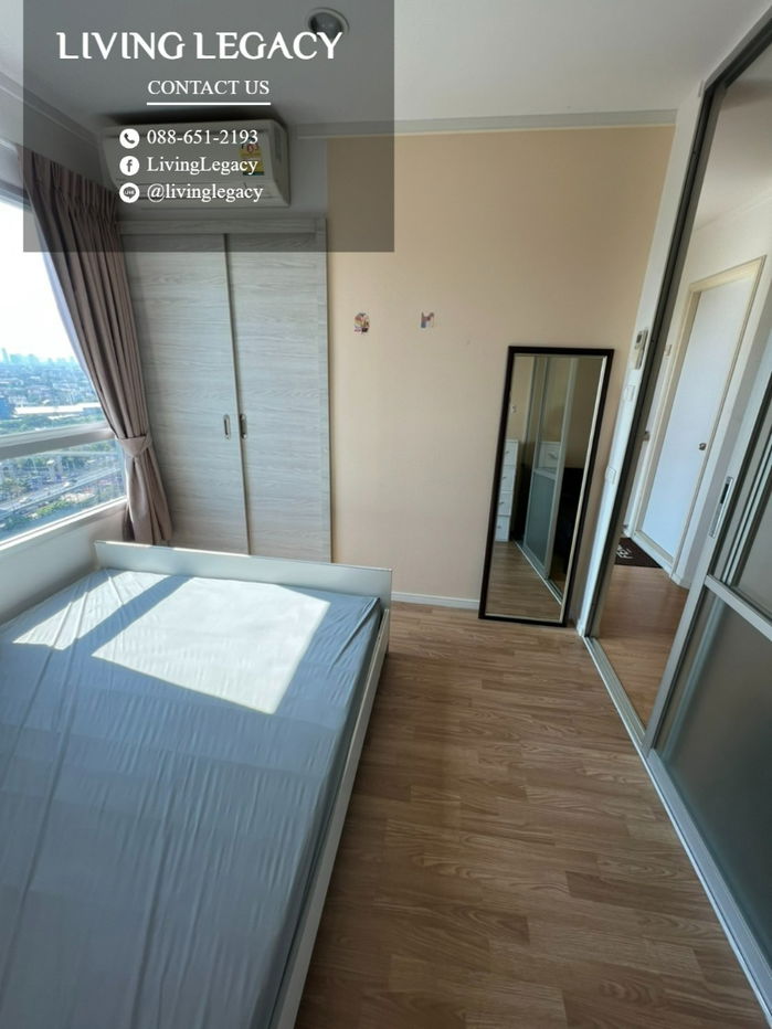 picture T6DDTO Condo For Rent Lumpini Place Srinakarin - Huamark Station 26 Sq.M. Floor 23 Building B line id : @livinglegacy - 3/10