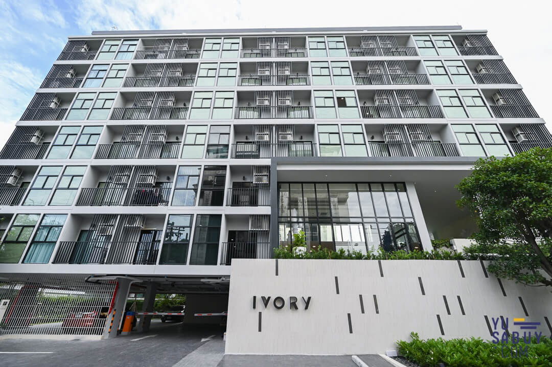 picture Prime location, beautiful room🔥🔥For rent: IVORY Ratchada - Ladprao, new room, fully furnished + washing machine‼️ - 1/1