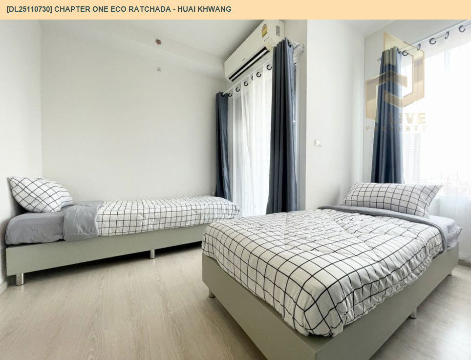 picture DL25110730 Condo for rent, Chapter One Eco Ratchada - Huai Khwang  near MRT ห้วยขวาง, ready to move in, call urgently 0638692663 LineID @534wlwof - 11/14