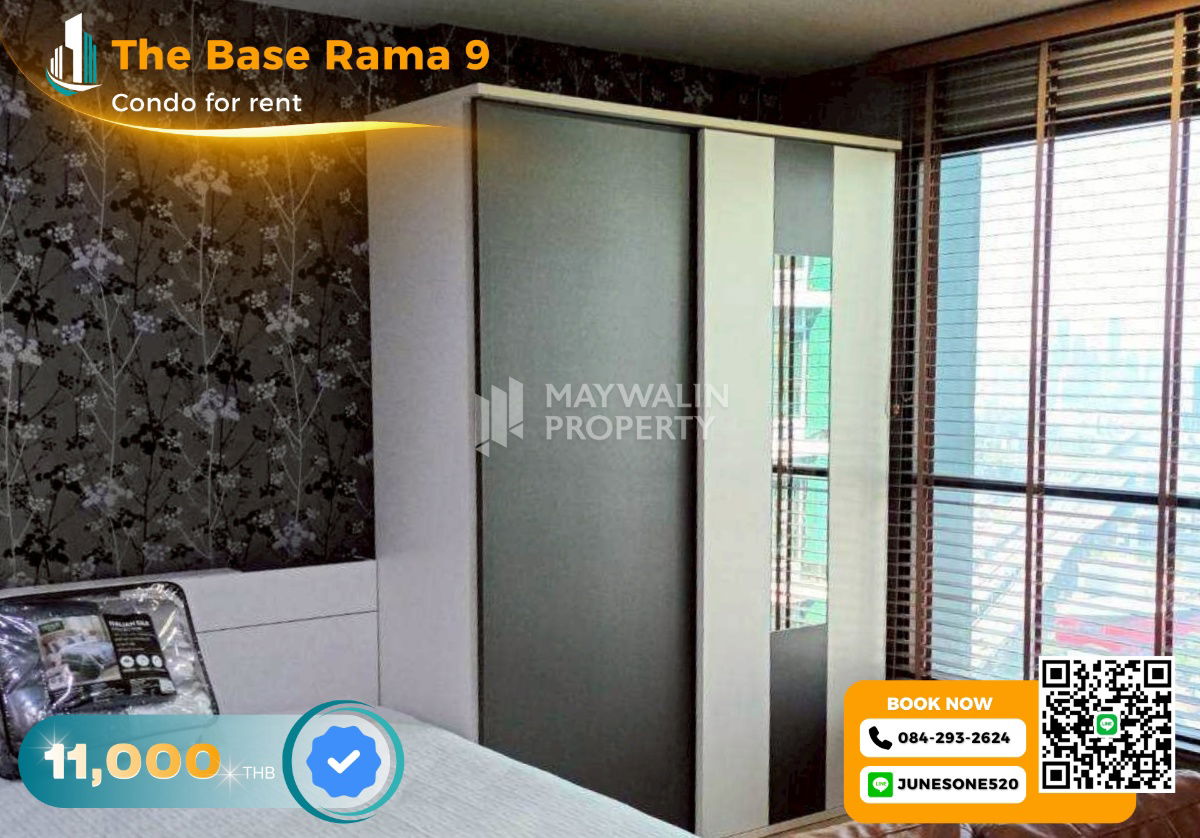 รูป 💙 ให้เช่า The Base Rama 9 - Ramkhamhaeng | 1 Bedroom 26 ตร.ม. | 11,000 บาท 📲 Line ID: 0842932624/Junesone520 - รูปที่ 1/10