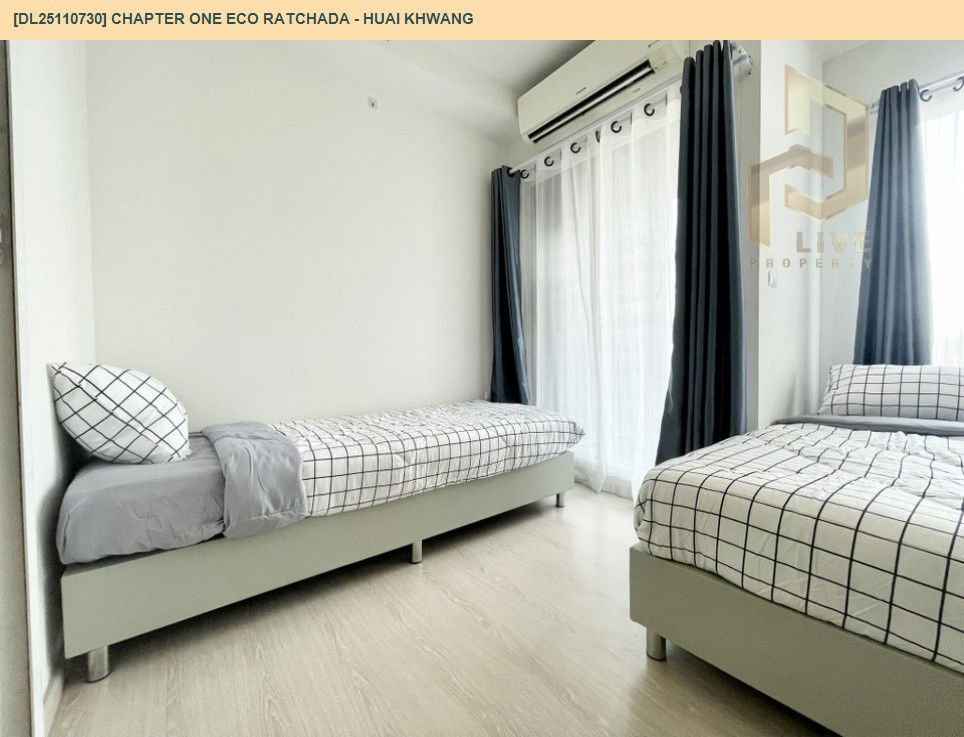picture DL25110730 Condo for rent, Chapter One Eco Ratchada - Huai Khwang  near MRT ห้วยขวาง, ready to move in, call urgently 0638692663 LineID @534wlwof - 9/14