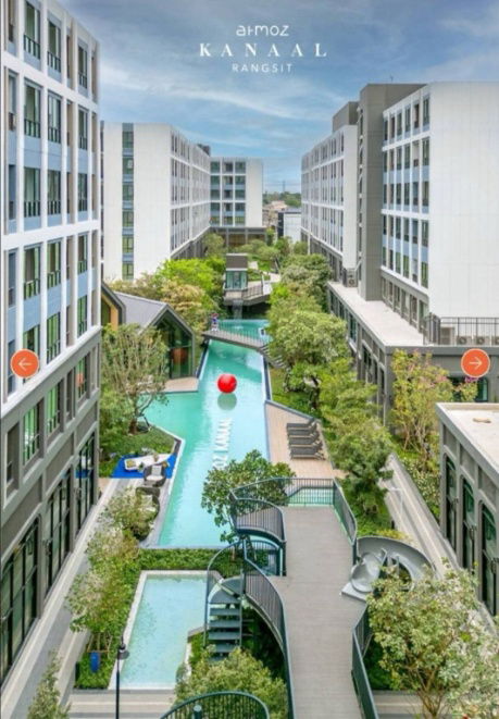 picture [Rent] Condo Atmoz Kanaal Rangsit near Rangsit University. and the Red Line MRT station - 16/17