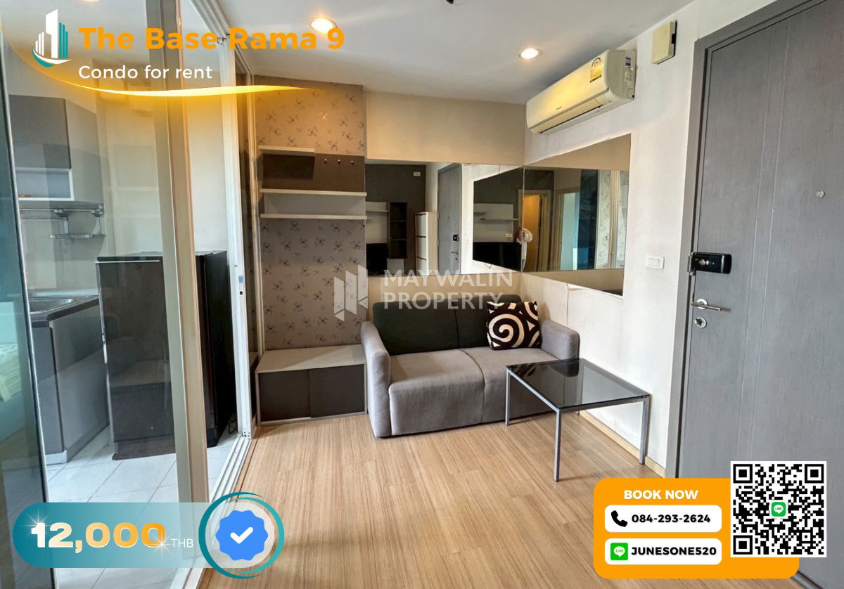 รูป 💙 ให้เช่า The Base Rama 9 - Ramkhamhaeng | 1 Bedroom 30 ตร.ม. | 12,000 บาท 📲 Line ID: 0842932624/Junesone520 - รูปที่ 1/14
