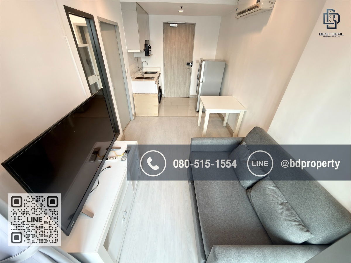 picture  BESTDEAL FOR RENT  1 Bedroom  31 sqm. Special Price 15k/Month “IDEO MOBI RAMA 9” Near Phraram Kao 9 MRT Station 80 meters. - 4/12