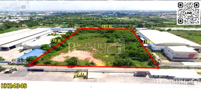 ที่ดิน ถนนพระราม 2 : ที่สวย 9 ไร่ หน้ากว้าง ทรงดี ถมแล้วใช้สร้างได้ทันที ใกล้ ถ.เอกชัย ไทวัสดุใหม่ ขอใบ รง.4 ได้ - KK2434S