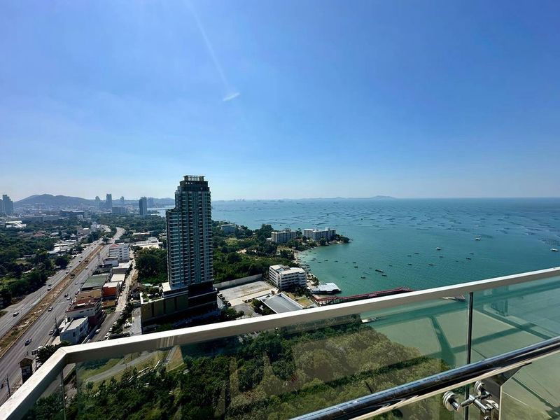 picture The Sea Condo Sriracha for rent, beautiful room, high floor, sea view, fully furnished, move in Ready - 14/14
