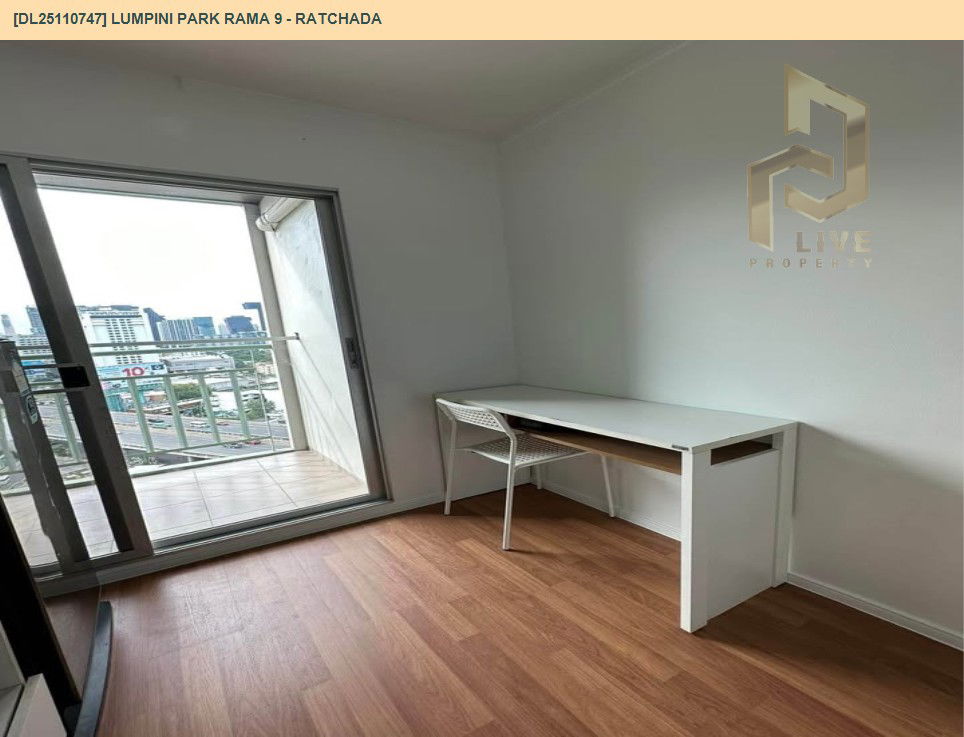 picture DL25110747 Condo for rent, Lumpini Park Rama 9 - Ratchada near MRT พระราม 9, ready to move in, call urgently 0638692663 LineID @655ebbvc - 9/10